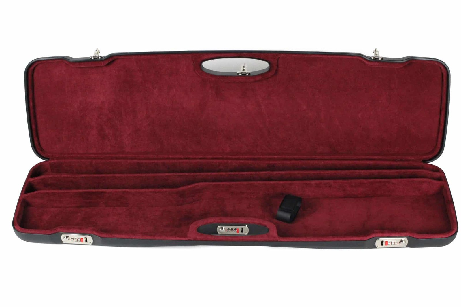 Negrini Autoloader Two-Barrel Takedown Travel Shotgun Case 32" - 1607ALR-2C/6089 2 Negrini 1607ALR-2C Autoloader Combo Travel Case - interior