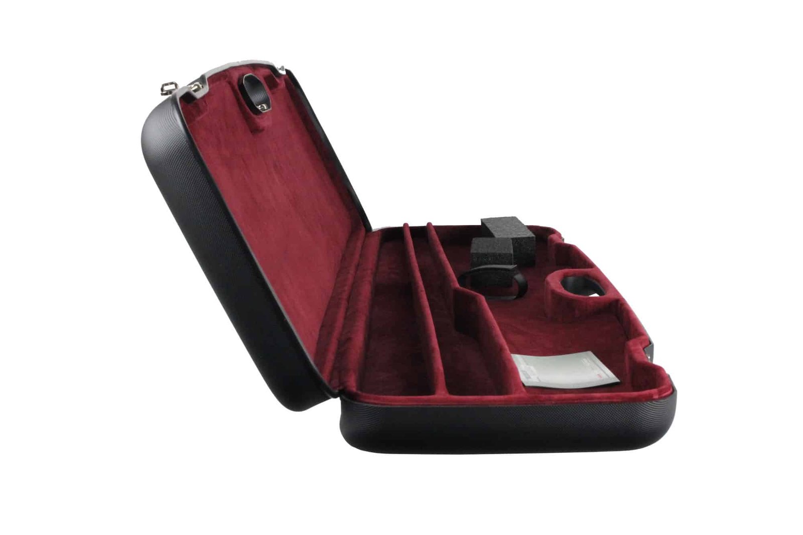 Negrini Autoloader Two-Barrel Takedown Travel Shotgun Case 32" - 1607ALR-2C/6089 3 Negrini 1607ALR-2C Autoloader Combo Travel Case - side interior