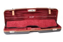 Negrini OU Deluxe Sporting Takedown Shotgun Case 32" + Sub-Gauge Tube Set - 1622LX-TUBE/5228 12 Negrini Shotgun Cases - 1622LX-TS/5228 - High Rib Shotgun case + Tube Sets - top dimensions
