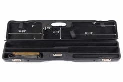 Negrini OU Ultra-Compact Sporting Combo Shotgun Case - 16402LR-2C/6204 - interior top dimensions
