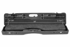 Negrini OU/SXS Ultra-Compact Takedown Sporter Shotgun Case 32" - 16407LR/5664 13 Negrini Sporting Compact 16407LR/5664 top dimensions