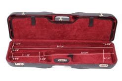 Negrini OU Deluxe Four-Barrel Set Takedown Shotgun Case 32" - 1646LX-4C/5230 10 Negrini 1646LR-4C/5229 Shotgun dimensions bottom
