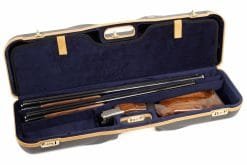 Negrini OU/SxS Deluxe Two Gun/Three-Barrel Takedown Shotgun Case 32" - 1646LX-2F+1C/4766 13 Negrini Shotgun Cases - 1646LX-3CC/4766 - Bottom two barrel Zoli Shotgun