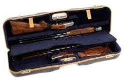 Negrini OU/SxS Deluxe Two Gun/Three-Barrel Takedown Shotgun Case 32" - 1646LX-2F+1C/4766 14 Negrini Shotgun Cases - 1646LX-3CC/4766 - Interior Zoli Shotguns