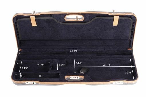 Negrini Shotgun Cases - 1652LX-TS/5212 Breakdown Shotgun Tube Set Case bottom dimensions