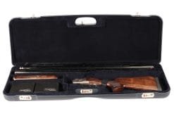 1653LR: OU Trap or Sporting Clay Shotgun Hard Case with Luxury Rubber Trim for 1 Shotgun +1 Extra Barrel 11 Negrini Shotgun Combo Case 1653LR/5038 high rib shotgun