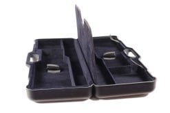 Negrini Two OU/SxS Hunting, Skeet Shotgun Takedown Travel Case 28" - 1670LR/5436 12 Negrini 1670LR/5436 two gun OU Shotgun Case interior divider wall