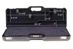 Negrini Two OU/SxS Hunting, Skeet Shotgun Takedown Travel Case 28" - 1670LR/5436 11 Negrini 1670LR/5436 two gun OU Shotgun Case dimensions