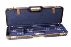 Negrini Deluxe Two OU or SXS Shotgun Case - interior dimensions