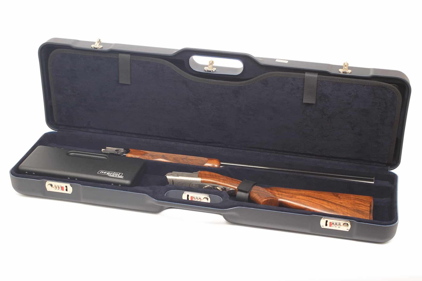 Negrini UNICASE Two Shotgun Takedown Travel Case 34" -1677LR-UNI/5044 8 Negrini Shotgun Cases - 1677LR-TRANS/5044 Transformer Zoli Shotgun