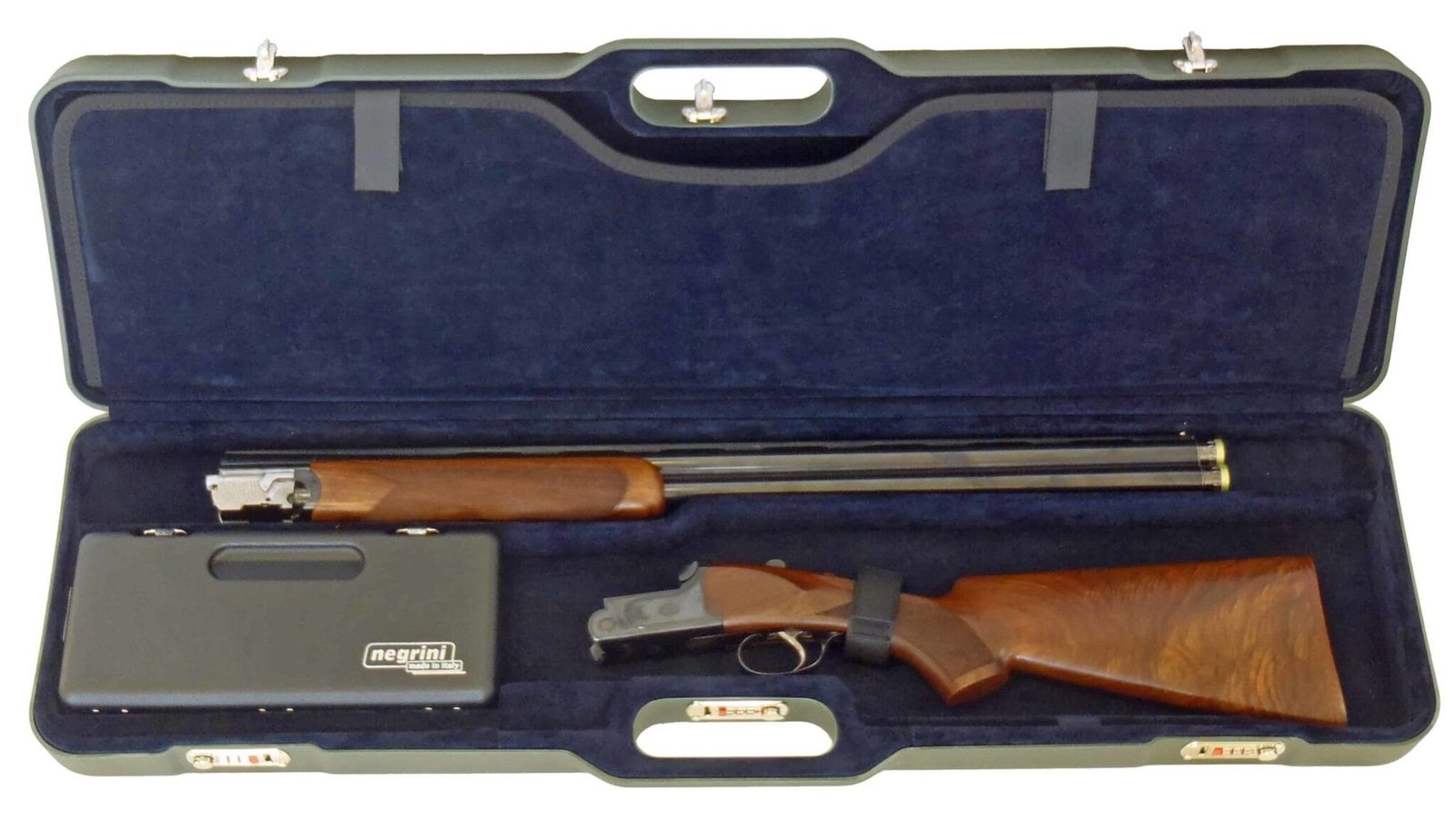 Negrini UNICASE Two Shotgun Takedown Travel Case 34" -1677LR-UNI/5044 7 Negrini Shotgun Case 1677LR-TRANS/5045 int bottom