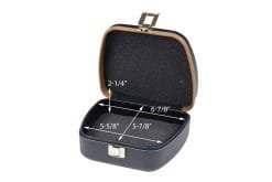 Negrini 3105LXX/5685 Empty Eyeglass Case interior dimensions