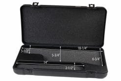 Negrini Wood Stock and Forearm Storage Case - 5038/6241 7 Negrini 5038 Wood Stock and Forearm Case interior dimensions