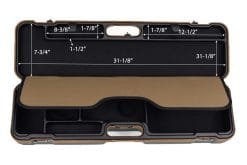 Norfork Classic Expedition Trout Fly Fishing Travel Case - 16201LXP/6721 - interior top dimensions