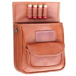 Wild Hare Leather Shot Shell Pouch - Dusk - exterior